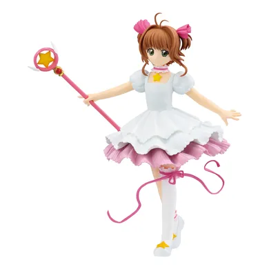 Banpresto, Cadcaptor Sakura, Sakura Kinomoto, White Dress, figurka kolekcjonerska