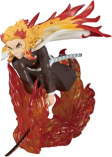 Banpresto, Demon Slayer: Kimetsu no Yaiba Vibration Stars Plus, Kyojuro Rengoku, figurka kolekcjonerska