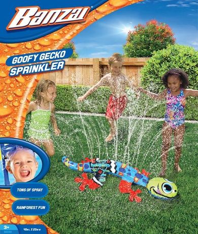 Banzai, Goofy Gecko, zraszacz dla dzieci, zabawka ogrodowa