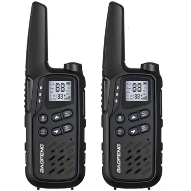 Baofeng, krótkofalówka, BF-T25E, czarna, 2 szt.