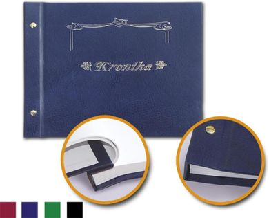 Barbara, kronika, pionowa, bordowa, A4, 100 kartek