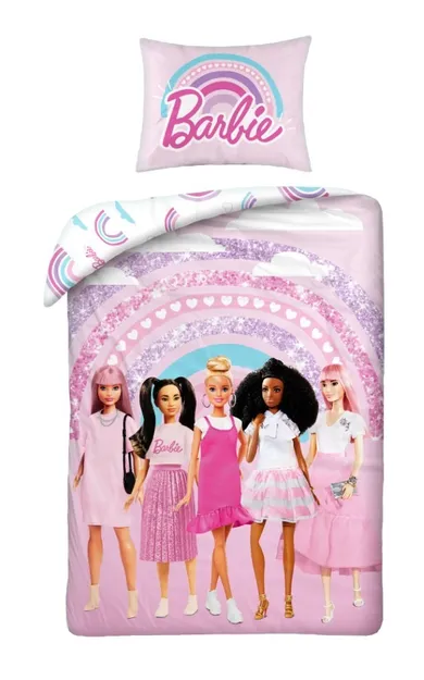 Barbie, 2-częściowy komplet pościeli, 140-200 cm