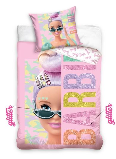 Barbie, 2-częściowy komplet pościeli, 160-200 cm