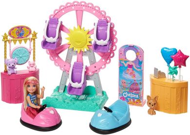 Barbie, Chelsea i Wesołe miasteczko, zestaw z lalką i akcesoriami