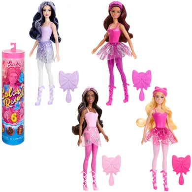 Barbie, Color Reveal, Seria Baletnice, lalka niespodzianka, 1 szt.