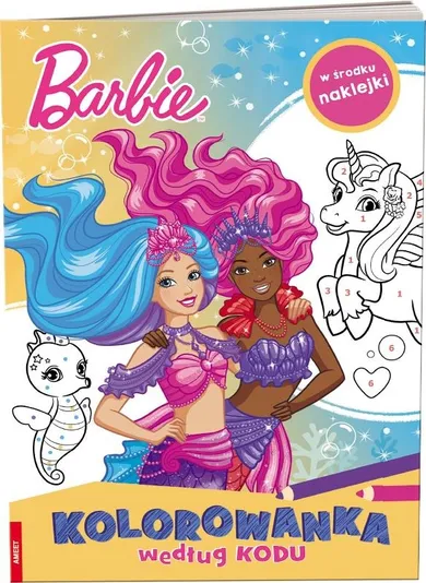 Barbie Dreamtopia. Kolorowanka według kodu