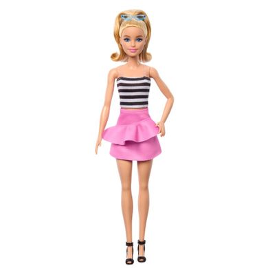 Barbie, Fashionistas, 65. rocznica, lalka, biało-czarny top