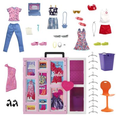 Barbie, Garderoba, zestaw akcesoriów bez lalki