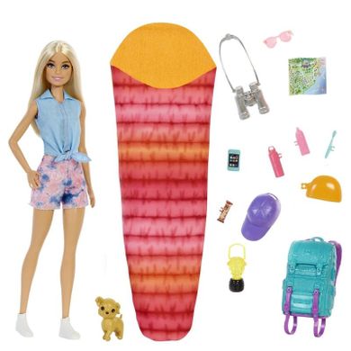 Barbie, Kemping Malibu, zestaw z lalką i akcesoriami
