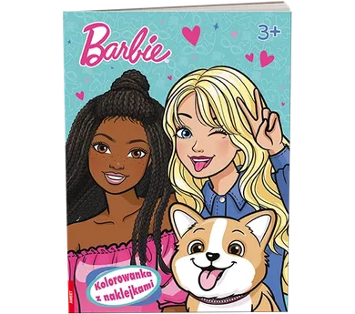 Barbie. Kolorowanka z naklejkami