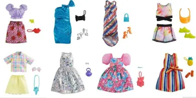 Barbie, Kompletna stylizacja, zestaw ubranek, 1 szt.