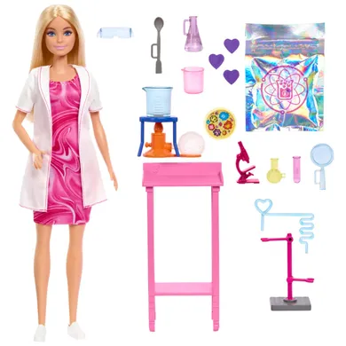 Barbie, lalka Naukowczyni z akcesoriami