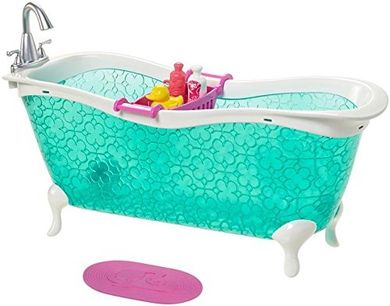Barbie, Mebelki, wanna, zestaw akcesoriów
