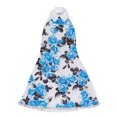 Barbie, Modne sukienki, Blue Flowers, sukienka dla lalki