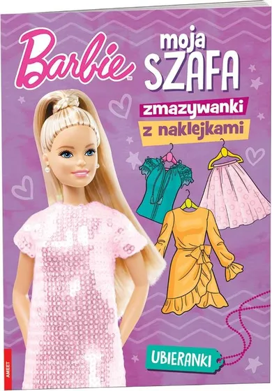 Barbie. Moja szafa. Zmazywanki z naklejkami