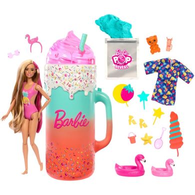 Barbie, Pop Reveal, Tropikalne smoothie, zestaw z lalką i akcesoriami
