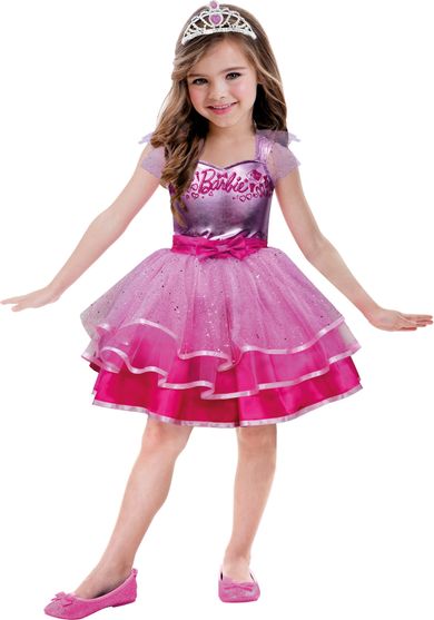 Barbie, strój karnawałowy dla dzieci, Barbie - baletnica, rozmiar 86-94 cm