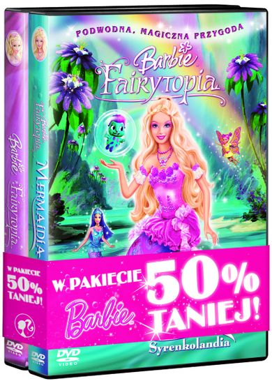 Barbie Syrenkolandia + Wróżkolandia. DVD