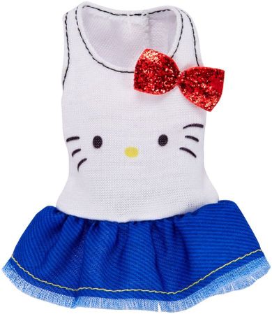 Barbie, ubranko dla lalek z bajkowym motywem Hello Kitty