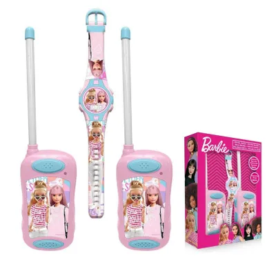 Barbie, walkie-talkie z zegarkiem cyfrowym