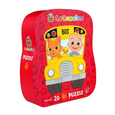 Barbo Toys, Cocomelon, autobus, puzzle w ozdobnym pudełku, 20 elementów