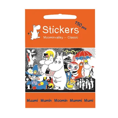 Barbo Toys, Muminki, Dolina Muminków, zestaw 150 naklejek