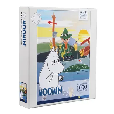 Barbo Toys, Muminki, Na Moście, puzzle artystyczne, 1000 elementów