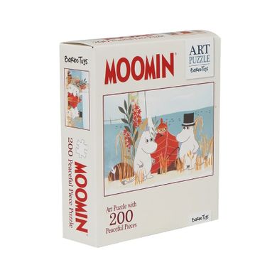 Barbo Toys, Muminki, puzzle artystyczne, czerwone, 200 elementów