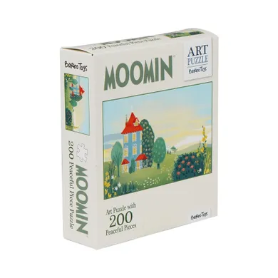 Barbo Toys, Muminki, puzzle artystyczne, zielone, 200 elementów