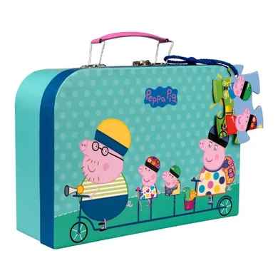 Barbo Toys, Świnka Peppa, puzzle w walizce, 26 elementów