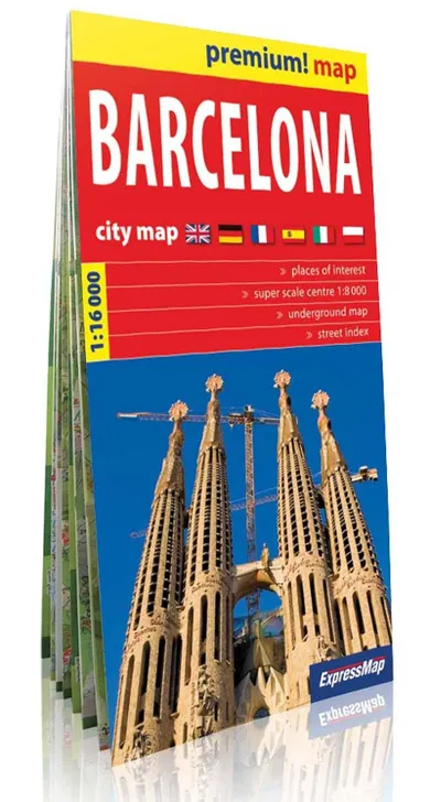 Barcelona. City map 1:16 000