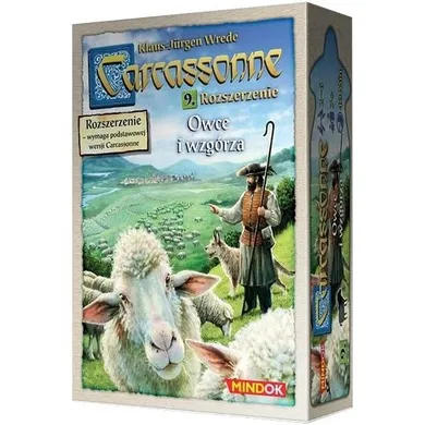 Bard, Carcassonne, Owce i Wzgórza, Edycja 2.0, gra strategiczna, dodatek do gry