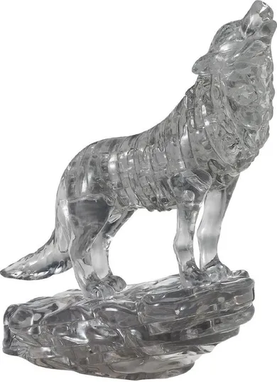 Bard, Crystal, Wilk czarny, puzzle 3D, 37 elementów