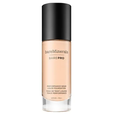 bareMinerals, BarePro Performance Wear Liquid Foundation SPF20, podkład w płynie, 01 Fair, 30 ml