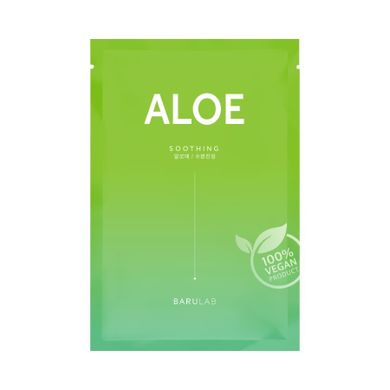 Barulab, The Clean Vegan, maska wegańska z aloesem, 23g