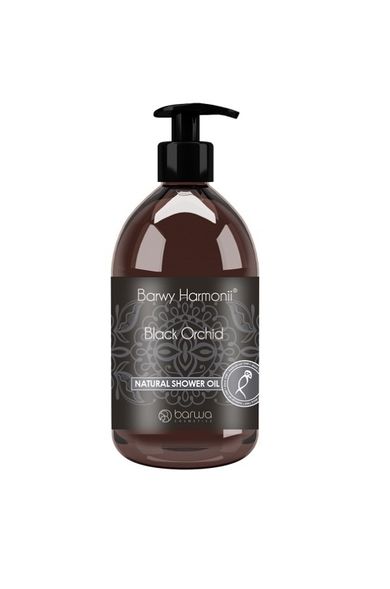 Barwa, Barwy Harmonii, Natural Shower Oil, olejek pod prysznic, Black Orchid 440 ml