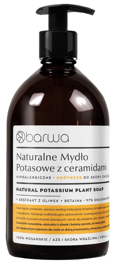 Barwa, mydło potasowe odżywcze, 480 ml