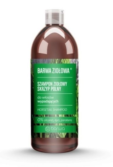 Barwa, Ziołowa, szampon do włosów wypadających, Skrzyp Polny, 480 ml