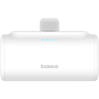 Baseus, Powerbank, Compact 5000mAh USB-C, biały