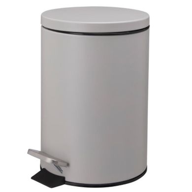 Bathroom Solutions, Noni, kosz na śmieci, metalowy z pokrywą, 3l