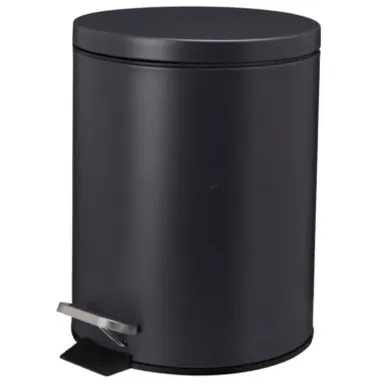 Bathroom Solutions, Noni, kosz na śmieci, metalowy z pokrywą, 5l