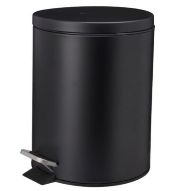 Bathroom Solutions, Noni, kosz na śmieci, metalowy z pokrywą, 5l