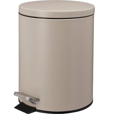 Bathroom Solutions, Noni, kosz na śmieci, metalowy z pokrywą, 5l