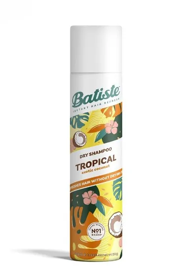 Batiste, suchy szampon do włosów, tropical, 350 ml