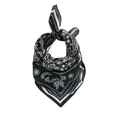 Bawełniana czarna bandana unisex NOWEAR