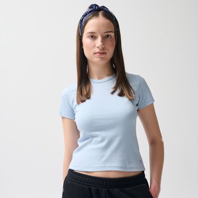 Bawełniany t-shirt o krótszym kroju NOWEAR