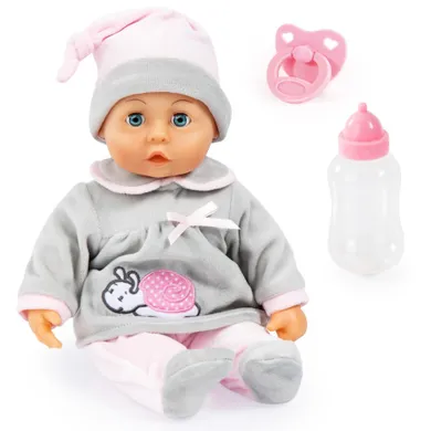 Bayer Design, First Words Baby, interaktywna lalka bobas, 38 cm