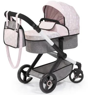 Bayer Design, wózek dla lalki, głęboki, różowy