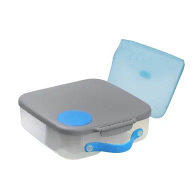 B.Box, Blue Slate, zestaw: torebka na kanapki, Ocean + lunchbox