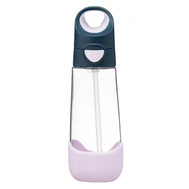 b.box, Indigo Rose, butelka tritanowa ze słomką, 600ml
